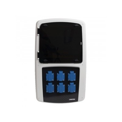 Ohmtec - Coffret de chantier 8 prises monophasées 16A - Réf : 423310