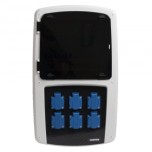 Ohmtec - Coffret de chantier 8 prises monophasées 16A - Réf : 423310