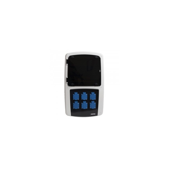 Ohmtec - Coffret de chantier 8 prises monophasées 16A - Réf : 423310
