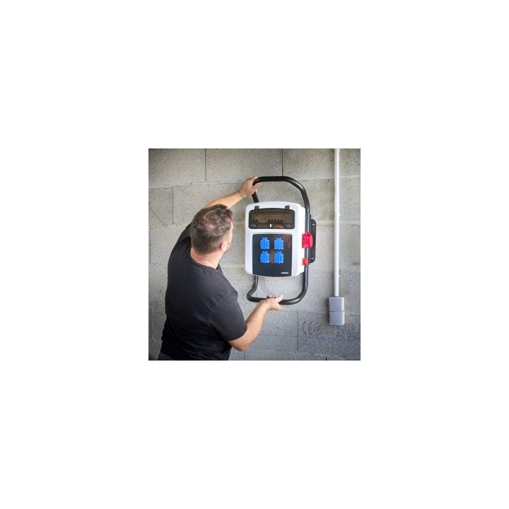 Ohmtec - Support métallique pour coffret chantier 13 modules - Réf : 423402