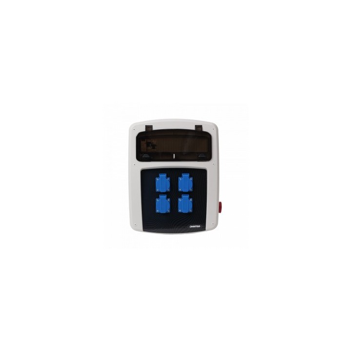 Ohmtec - Coffret de chantier 4 prises monophasées 16A - Réf : 423395