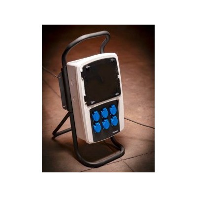 Ohmtec - Support métallique pour coffret chantier 26 modules - Réf : 423399