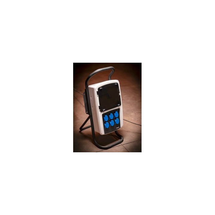 Ohmtec - Support métallique pour coffret chantier 26 modules - Réf : 423399