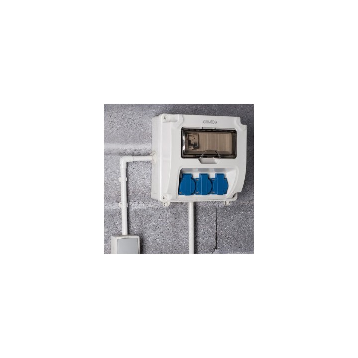 Ohmtec - Coffret d'atelier mural monophasé - Réf : 423148