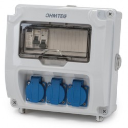 Ohmtec - Coffret d'atelier mural monophasé - Réf : 423148