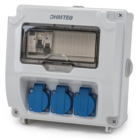 Ohmtec - Coffret d'atelier mural monophasé - Réf : 423148