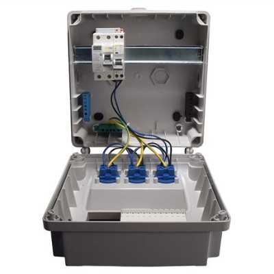 Ohmtec - Coffret d'atelier mural monophasé - Réf : 423148