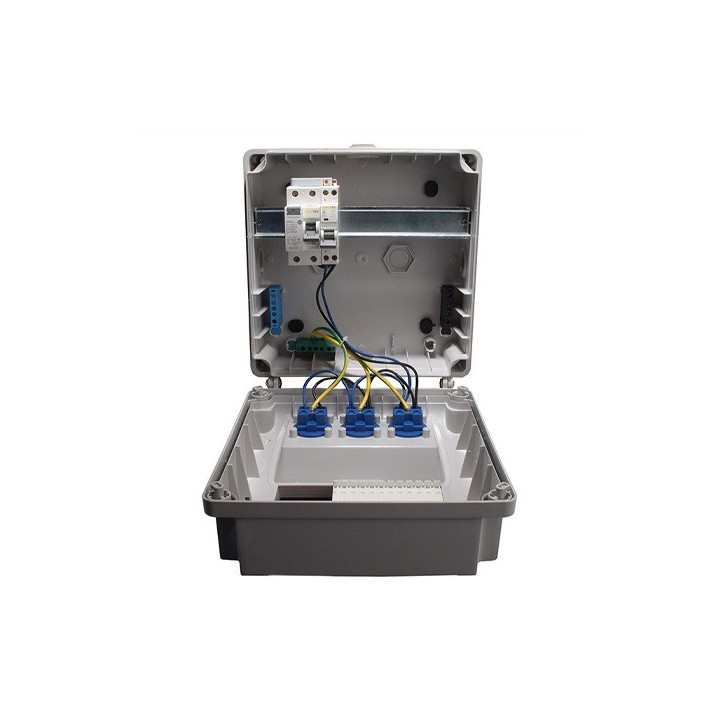 Ohmtec - Coffret d'atelier mural monophasé - Réf : 423148