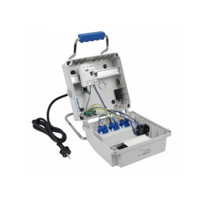 Ohmtec - Coffret de chantier monophasé transportable - Réf : 423149