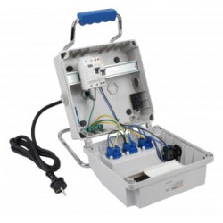Ohmtec - Coffret de chantier monophasé transportable - Réf : 423149