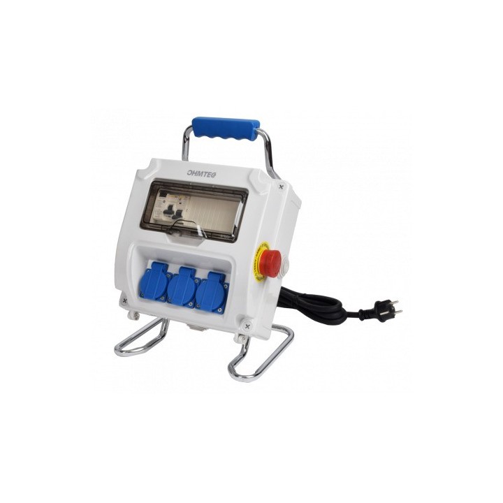 Ohmtec - Coffret de chantier monophasé transportable - Réf : 423149