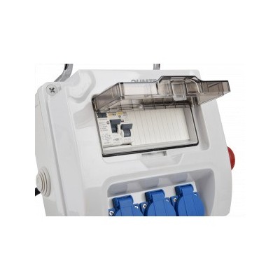 Ohmtec - Coffret de chantier monophasé transportable - Réf : 423149