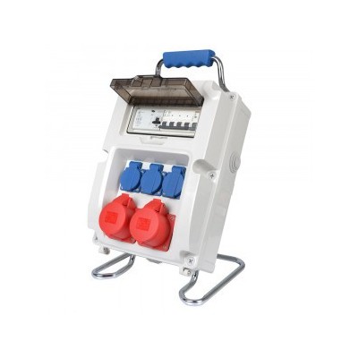 Ohmtec - Coffret de chantier transportable mono et triphasé - Réf : 423150