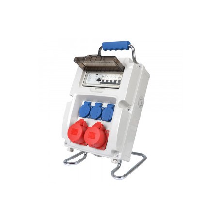 Ohmtec - Coffret de chantier transportable mono et triphasé - Réf : 423150