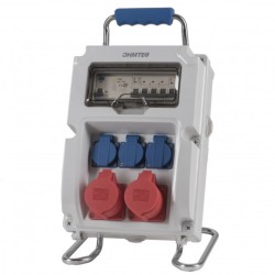 Ohmtec - Coffret de chantier transportable mono et triphasé - Réf : 423150
