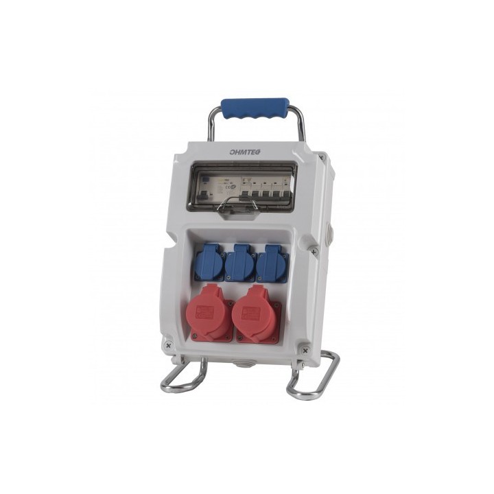 Ohmtec - Coffret de chantier transportable mono et triphasé - Réf : 423150