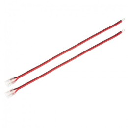 Ohmtec - Lot de 2 connecteurs d’alimentation à câbles pour Ruban Led COB 24V IP20 8mm - Réf : 812583