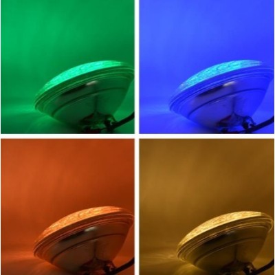 Miidex - Projecteur LED Piscine PAR56 - 12VAC - 18W - RGB + Blanc Réf : 6107
