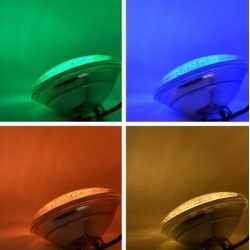 Miidex - Projecteur LED Piscine PAR56 - 12VAC - 18W - RGB + Blanc Réf : 6107