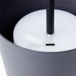 Brilliant - Kaami - Lampe de table extérieur-intérieur LED - 2W - 3000K - Noir dépoli - Réf : G9093976