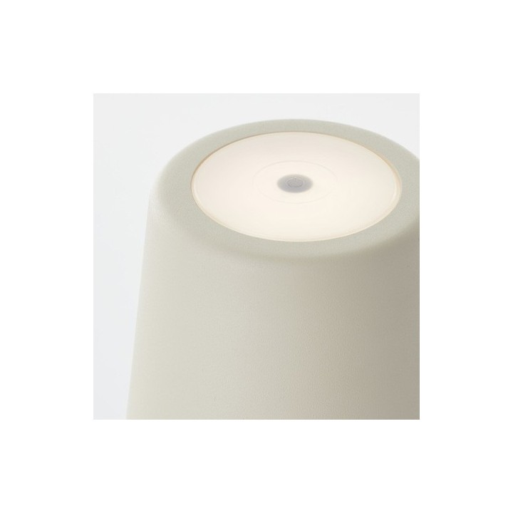 Brilliant - Kaami - Lampe de table extérieur-intérieur LED - 2W - 3000K - beige - Réf : G9093909