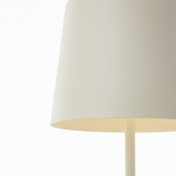 Brilliant - Kaami - Lampe de table extérieur-intérieur LED - 2W - 3000K - beige - Réf : G9093909