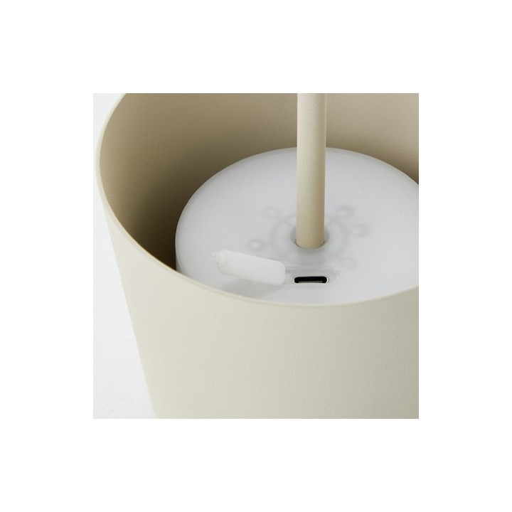 Brilliant - Kaami - Lampe de table extérieur-intérieur LED - 2W - 3000K - beige - Réf : G9093909