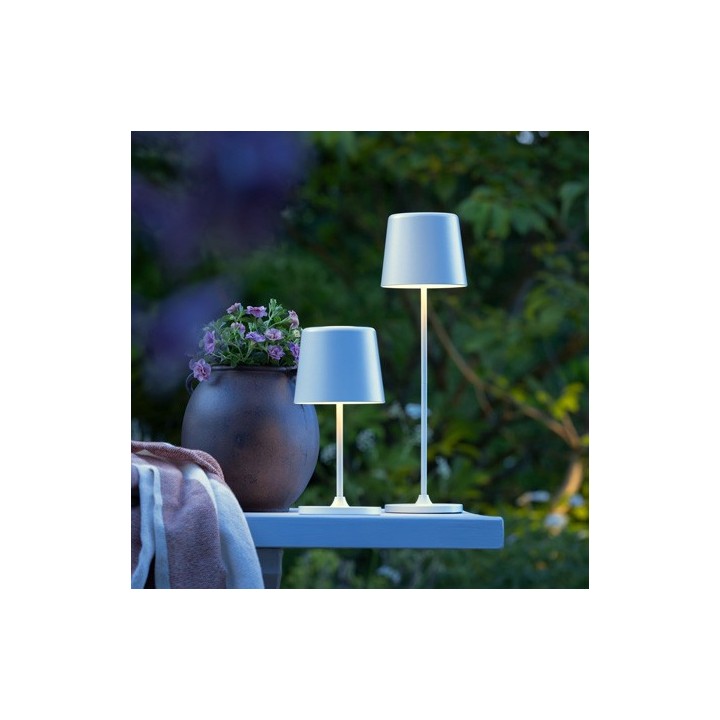 Brilliant - Kaami - Lampe de table extérieur-intérieur LED - 2W - 3000K - blanc - Réf : G9093975