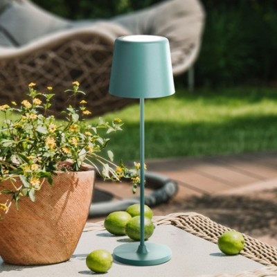 Brilliant - Kaami - Lampe de table extérieur-intérieur LED - 2W - 3000K - vert iceberg - Réf : G9093984