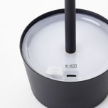 Brilliant - Viani - Lampe de table extérieur-intérieur LED - VIANI - 2W - 3000K - Noir - Réf : G4090506
