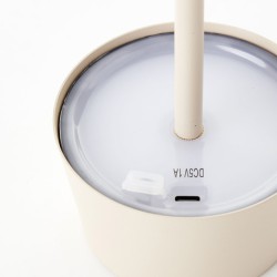 Brilliant - Viani - Lampe de table extérieur-intérieur LED - 2W - 3000K - beige - Réf : G4090509