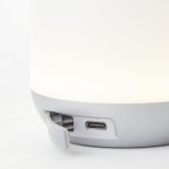 Brilliant - Gemma - Lampe de table extérieur-intérieur LED - 1,9W - 3000K - blanc - Réf : G4095605