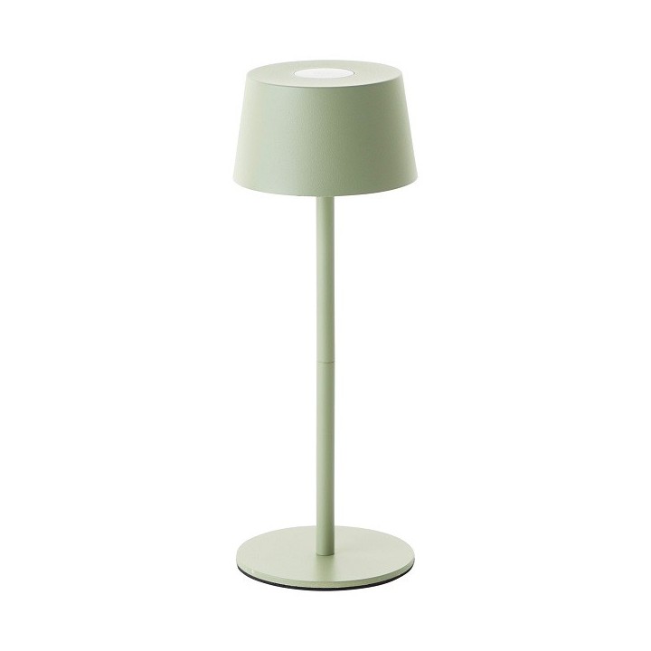 Brilliant - Jona - Lampe de table extérieur-intérieur sans fil LED - 25cm verte - 3000K - 2W - Réf : G4090004