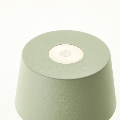 Brilliant - Jona - Lampe de table extérieur-intérieur sans fil LED - 25cm verte - 3000K - 2W - Réf : G4090004