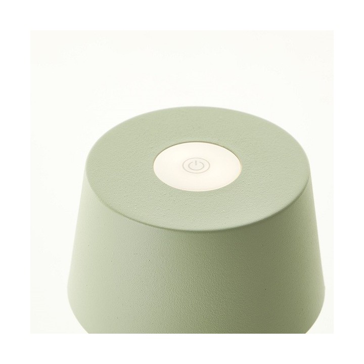 Brilliant - Jona - Lampe de table extérieur-intérieur sans fil LED - 25cm verte - 3000K - 2W - Réf : G4090004