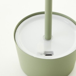 Brilliant - Jona - Lampe de table extérieur-intérieur sans fil LED - 25cm verte - 3000K - 2W - Réf : G4090004
