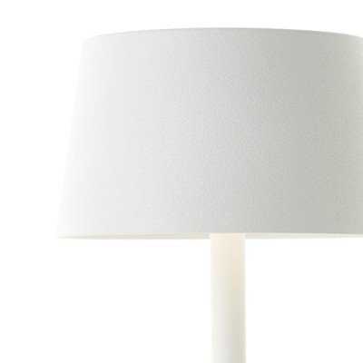 Brilliant - Jona - Lampe de table extérieur-intérieur sans fil LED - 25cm blanche - 3000K - 2W - Réf : G4090005