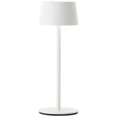 Brilliant - Lampe de table extérieure sans fil LED Jona 25cm blanche - 3000K - 2W - Réf : G4090005
