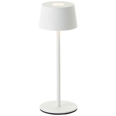 Brilliant - Jona - Lampe de table extérieur-intérieur sans fil LED - 25cm blanche - 3000K - 2W - Réf : G4090005