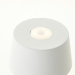 Brilliant - Jona - Lampe de table extérieur-intérieur sans fil LED - 25cm blanche - 3000K - 2W - Réf : G4090005