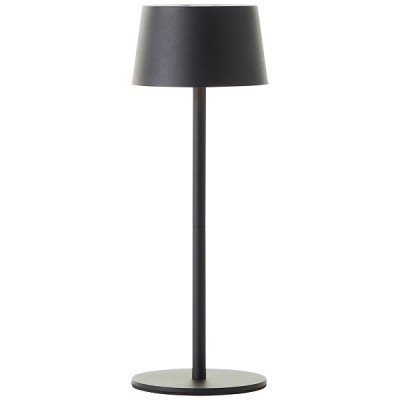 Brilliant - Lampe de table extérieure sans fil LED Jona 25cm noire - 3000K - 2W - Réf : G4090006