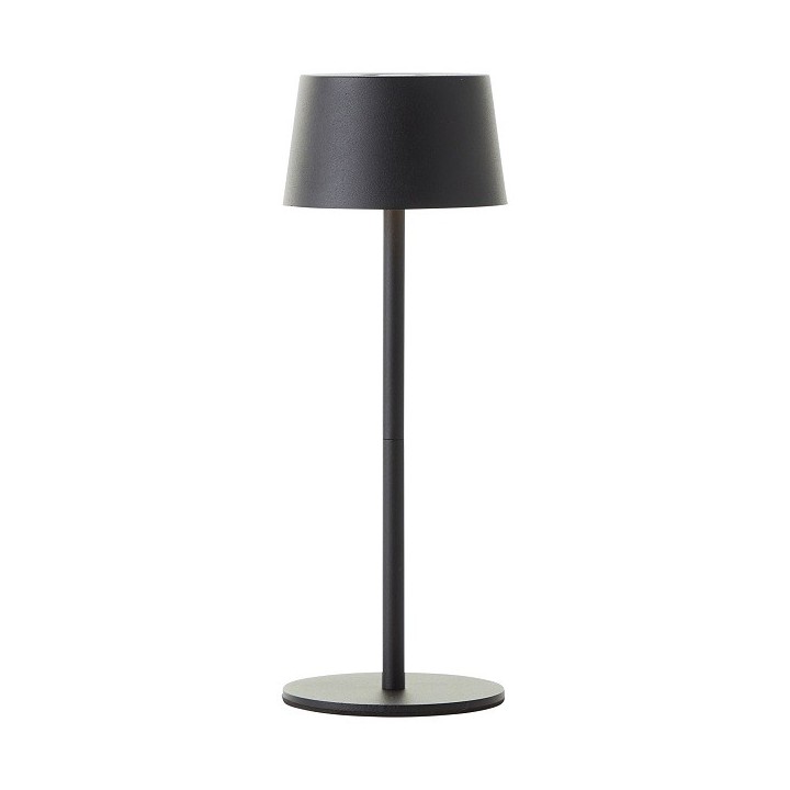 Brilliant - Lampe de table extérieure sans fil LED Jona 25cm noire - 3000K - 2W - Réf : G4090006