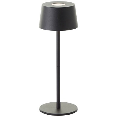 Brilliant - Jona - Lampe de table extérieur-intérieur sans fil LED - 25cm noire - 3000K - 2W - Réf : G4090006