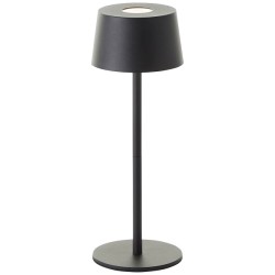 Brilliant - Jona - Lampe de table extérieur-intérieur sans fil LED - 25cm noire - 3000K - 2W - Réf : G4090006