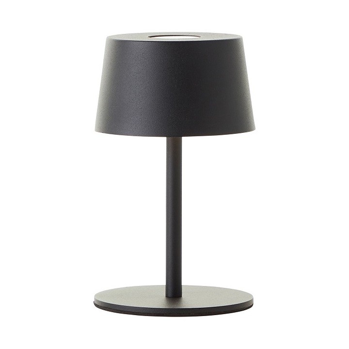 Brilliant - Jona - Lampe de table extérieur-intérieur sans fil LED - 25cm noire - 3000K - 2W - Réf : G4090006