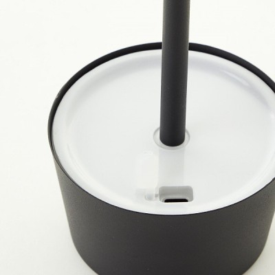 Brilliant - Jona - Lampe de table extérieur-intérieur sans fil LED - 25cm noire - 3000K - 2W - Réf : G4090006