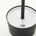 Brilliant - Jona - Lampe de table extérieur-intérieur sans fil LED - 25cm noire - 3000K - 2W - Réf : G4090006