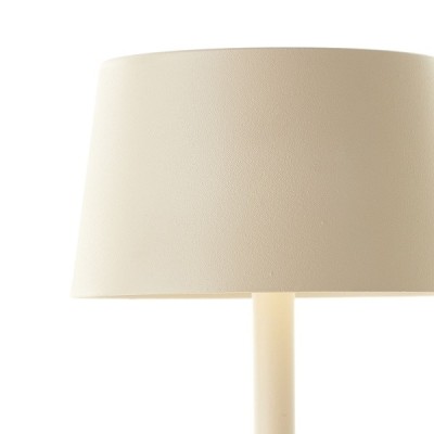 Brilliant - Jona - Lampe de table extérieur-intérieur sans fil LED - 25cm beige - 3000K - 2W - Réf : G4090009