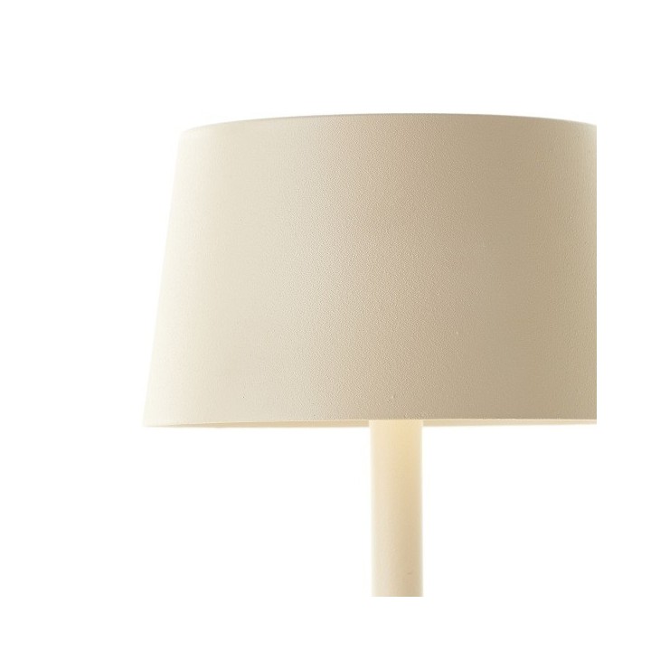 Brilliant - Jona - Lampe de table extérieur-intérieur sans fil LED - 25cm beige - 3000K - 2W - Réf : G4090009