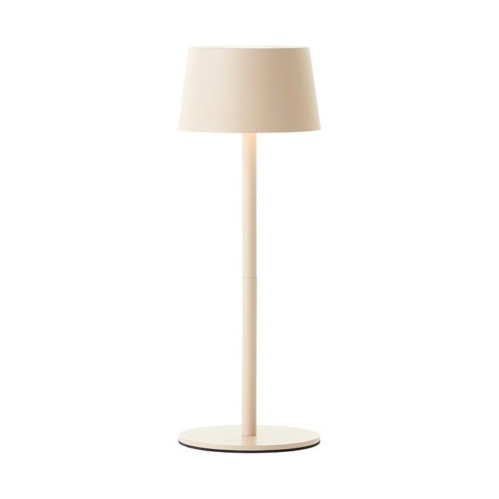 Brilliant - Lampe de table extérieure sans fil LED Jona 25cm beige - 3000K - 2W - Réf : G4090009